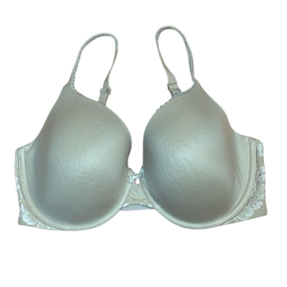 Victoria's Secret Lined Perfect coverage Beige Bra, underwire, 34DDD